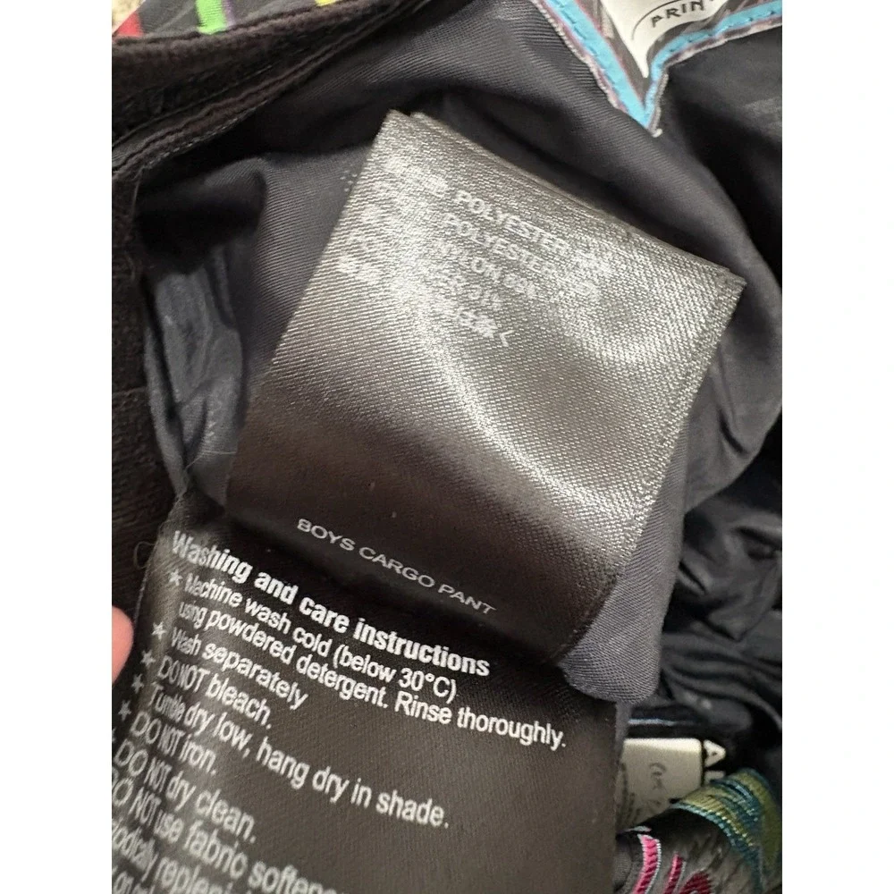 Burton DryRide All Access Pants Boys Cargo Ski Snowboard Med 7/8‎ Multicolor